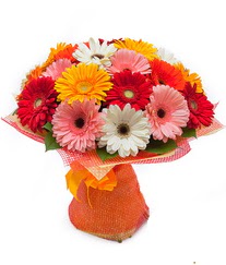 Renkli gerbera buketi  Niğde online çiçek gönderme sipariş 