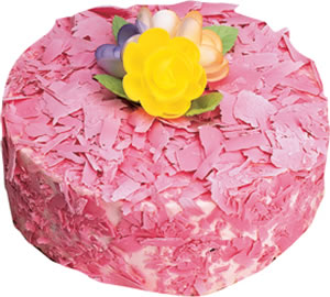 pasta siparisi 4 ile 6 kisilik framboazli yas pasta  Niğde yurtiçi ve yurtdışı çiçek siparişi 