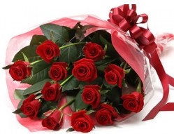  Niğde online çiçek gönderme sipariş  10 adet kipkirmizi güllerden buket tanzimi