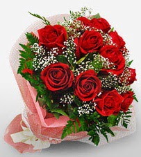 12 adet kırmızı güllerden kaliteli gül  Niğde çiçekçi mağazası 